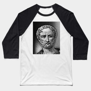 Cayo Plinio Segundo Black And White Portrait | Cayo Plinio Segundo Artwork 4 Baseball T-Shirt